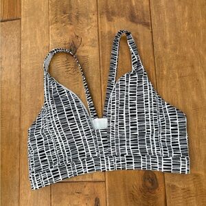 VSX Black and White Striped Tank Top